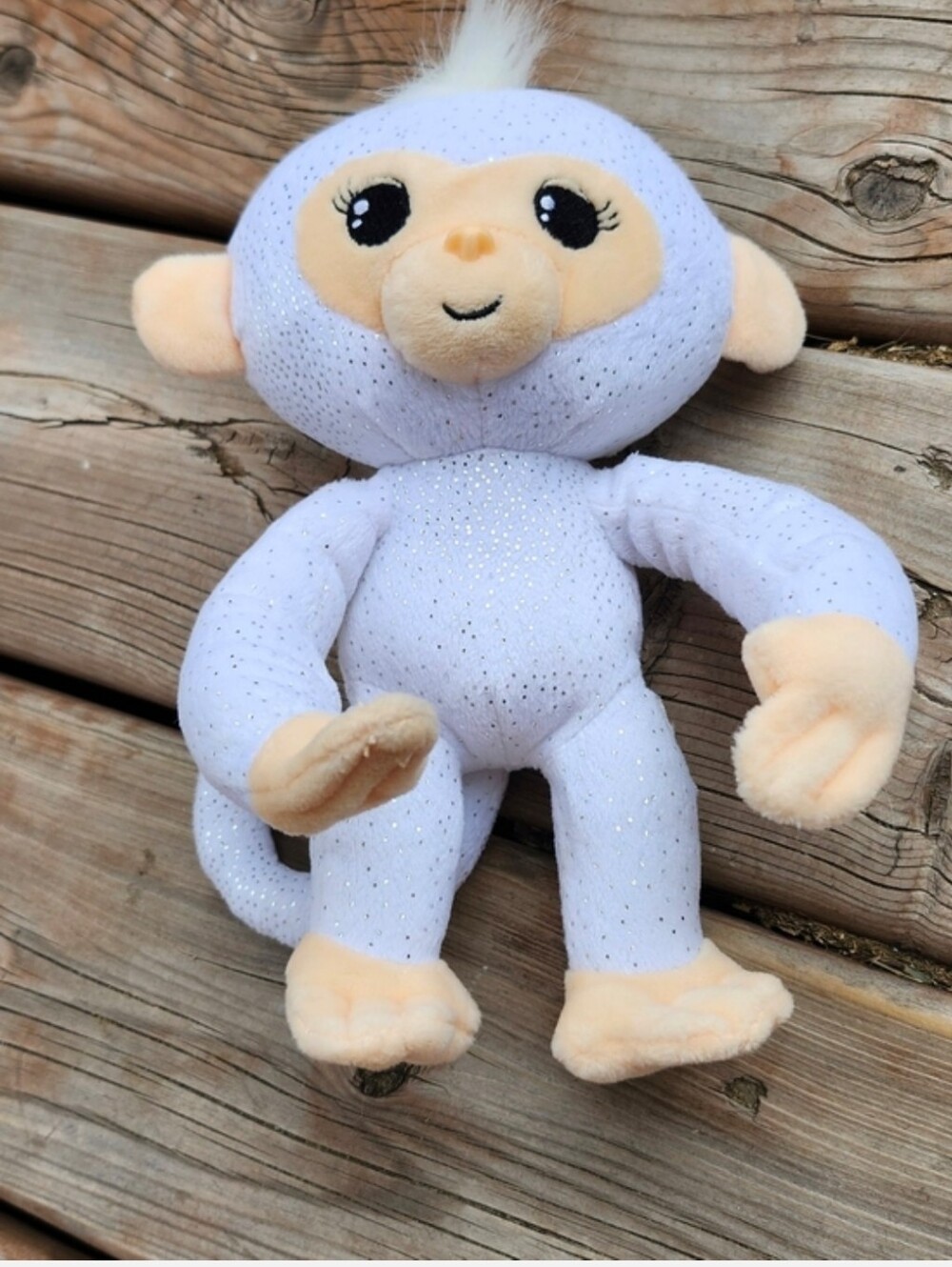 Fingerlings White Monkey Plush Toy